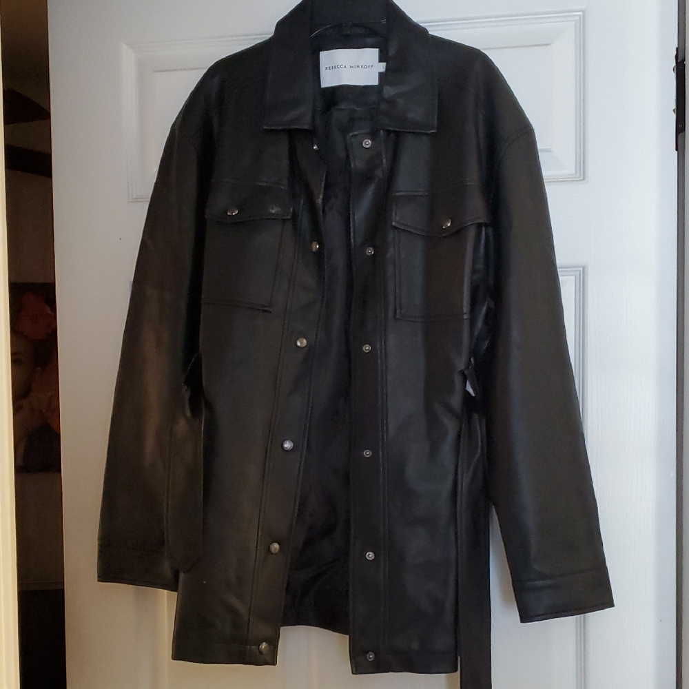 Rebecca Minkoff Black Lightweight Utility Woman's Jacket